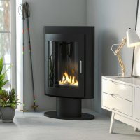 Напольный биокамин с защитным стеклом Elegant BioFire